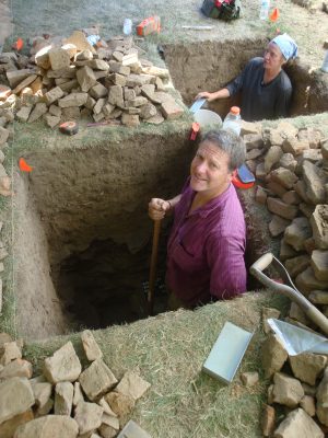 Brian in the Mason Lot cellar