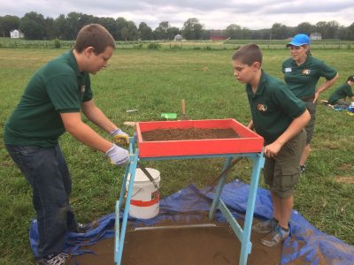 Boy Scouts helping in 2016